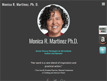 Tablet Screenshot of monicarmartinez.com